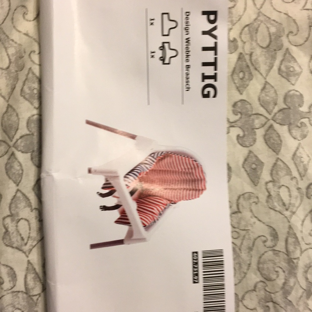 Inflatable high chair insert - never used